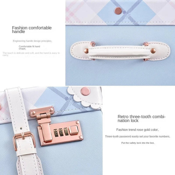 Luxe retro kofferset, compleet met diverse formaten. Ideaal voor korte en lange vakanties.