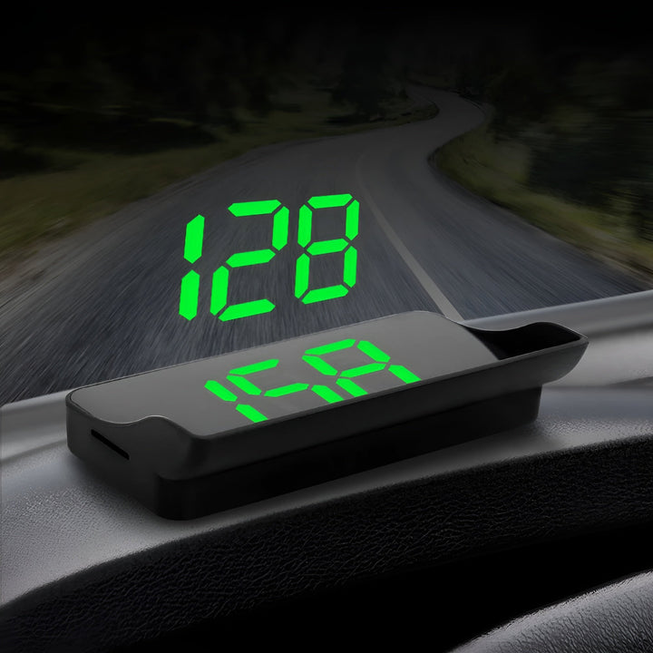Eenvoudig te installeren RoadGlide Hoofd-up Display. Een praktische autogadget en auto accessoire voor elk voertuig.