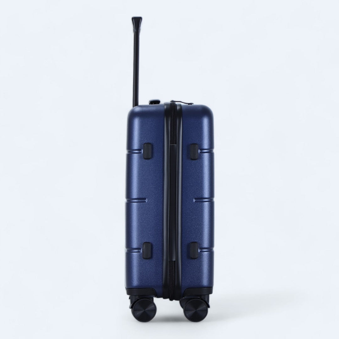 Reiscomfort met deze 3-delige hardcase kofferset met 360° wielen.