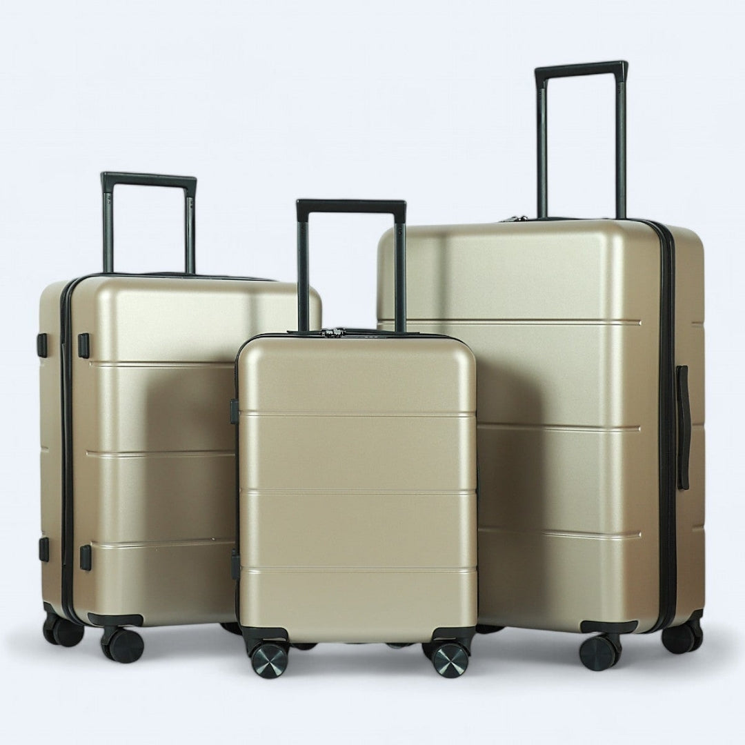 Voor elke reis de juiste hardcase koffer uit deze robuuste set.