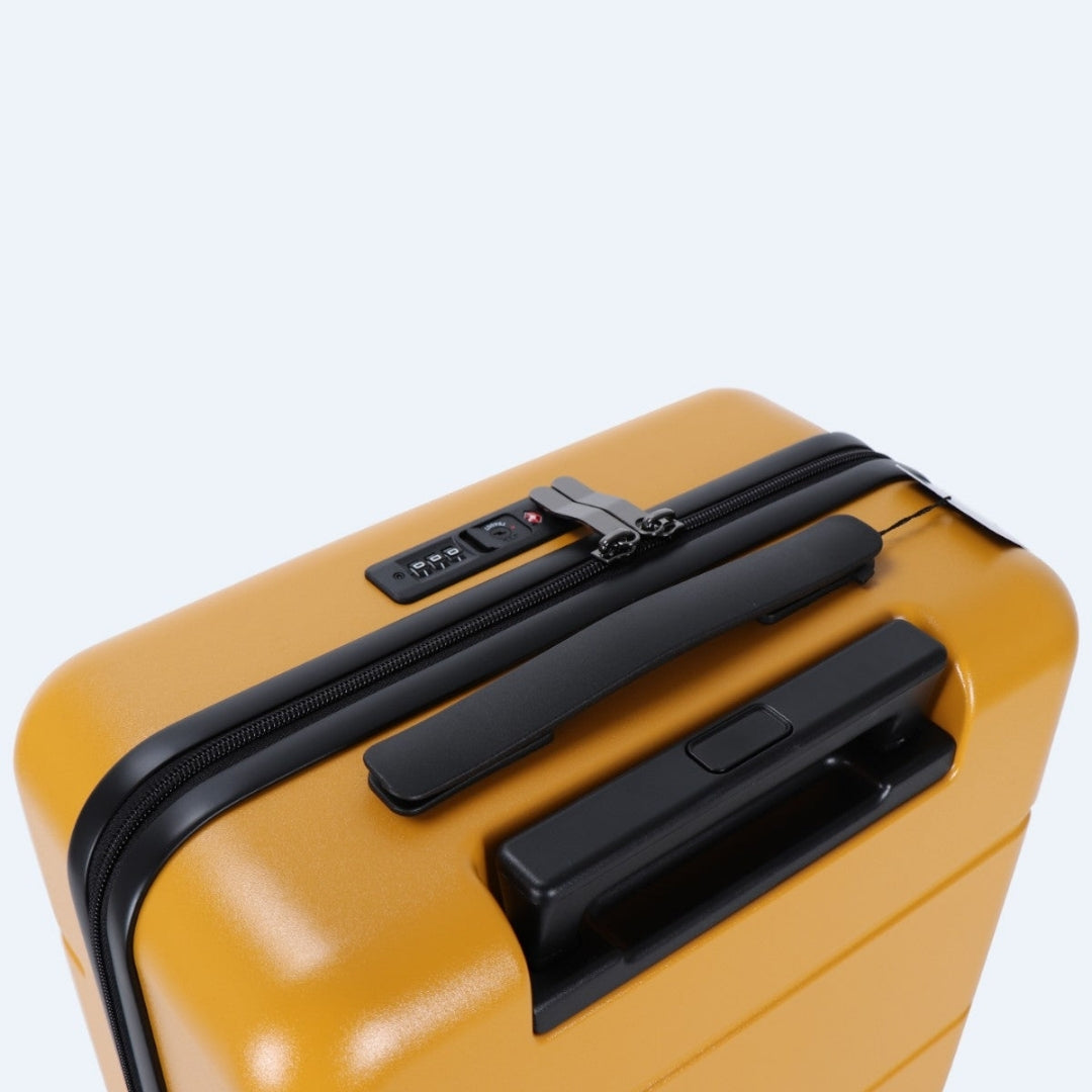 Drie robuuste koffers in één set: hardcase, lichtgewicht en duurzaam.