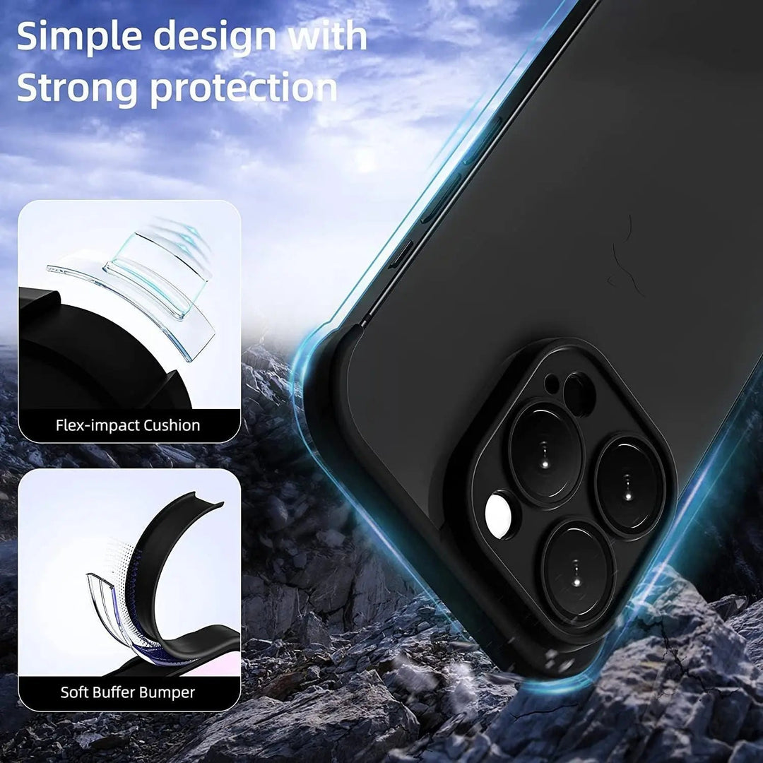 ArmorEdge Max iPhone 16 hoes: verhoogde randen en schokbestendig.