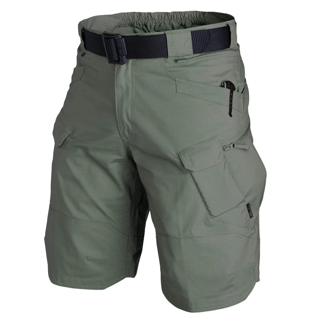 Ademende heren zomer shorts met functionele zakken, ideaal voor actieve dagen buiten.