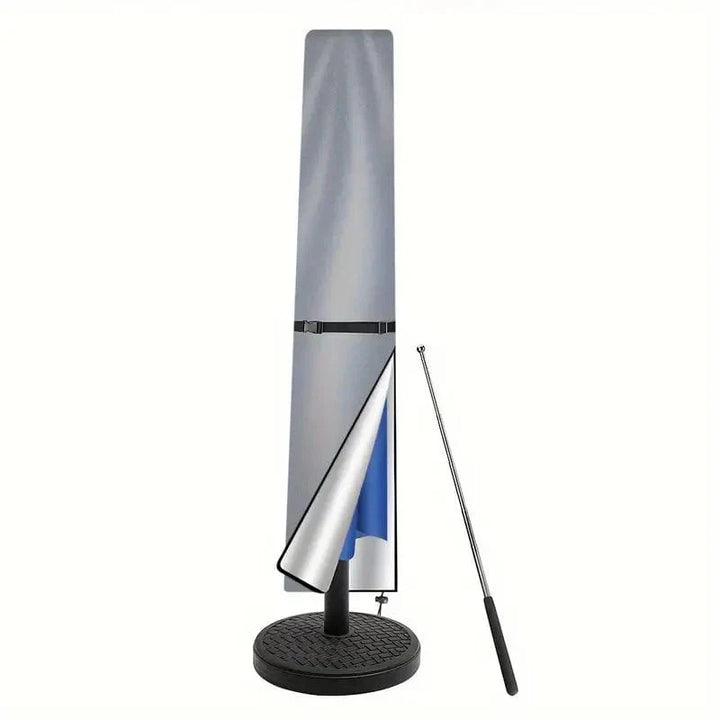 Duurzame beschermhoes voor parasols, robuust en waterdicht, essentieel tuinaccessoire om uw parasol lang te bewaren.
