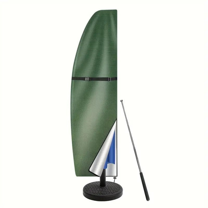 Praktische parasolhoes van oxfordstof met handige ritssluiting; waterdicht en anti-UV voor elke tuin.