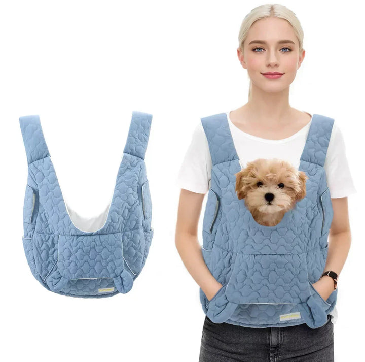 Waterdichte RoverRug XL draagtas beschermt je huisdier tegen regen en vuil. Ideaal voor outdoor gebruik met hond.