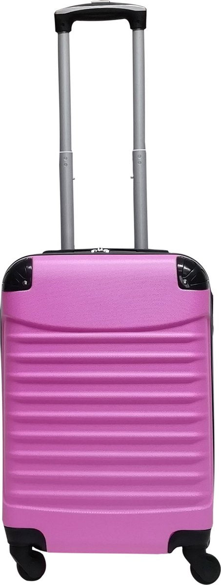 Hardcase kofferset roze (2-delig) Palermo: robuust en stijlvol voor elke vakantie of reis. Handige bagage.