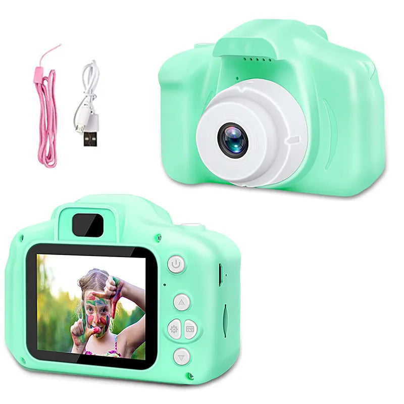 Compacte KiddoFrame speelgoedcamera, mini digitale kindercamera voor onvergetelijke momenten en leren.
