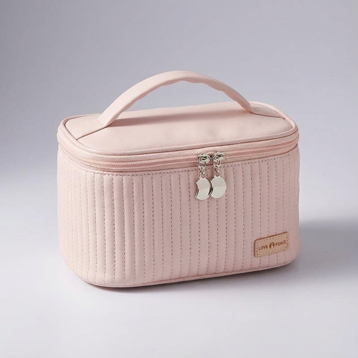 NeatCase dames toilettas, open met duidelijk zichtbare compartimenten; de ideale organizer voor op reis en thuis.