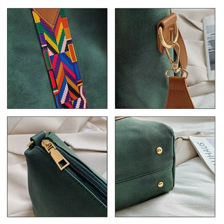 Lichtgewicht en ruime PU leren handtas voor dames. Perfect als dagelijkse schoudertas of tote bag.
