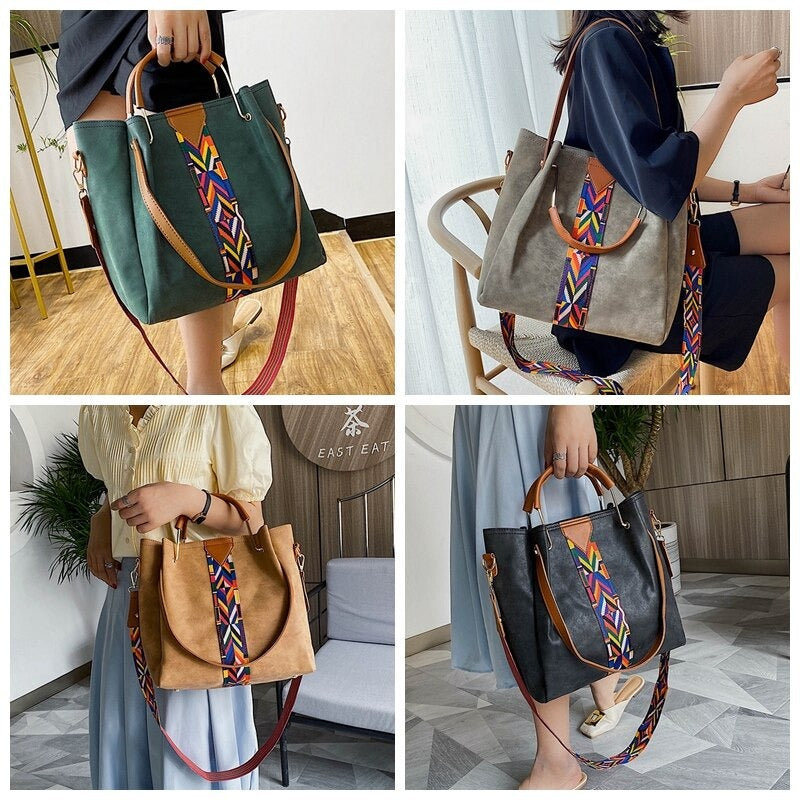 Trendy PU leren tas voor dagelijks gebruik, een ruime schoudertas voor dames. Stijlvol en praktisch accessoire.
