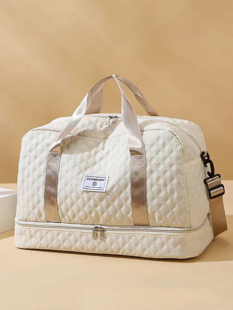Ruime reistas & sporttas met apart schoenenvak, perfect als handbagage voor reizen of gym.