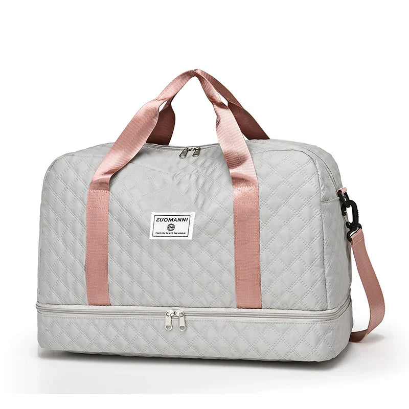 Grote multifunctionele tas: reistas, sporttas, weekendtas, met schoenen- en vochtvak.