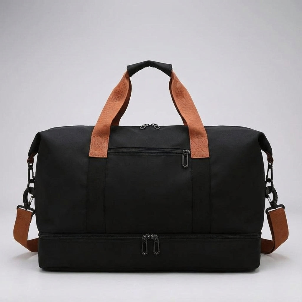 Comfortabele Voyantu sport- en reistas met verstelbare schouderband. Perfecte duffelbag voor dagelijks gebruik.
