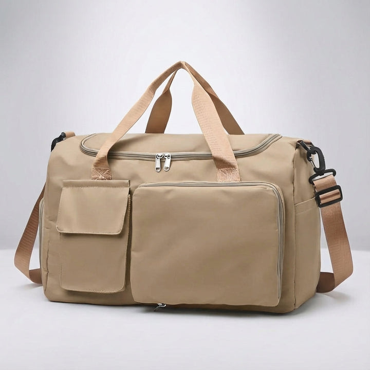 Compacte maar ruime opbergtas met schoenenvak; perfect als handbagage of sporttas.