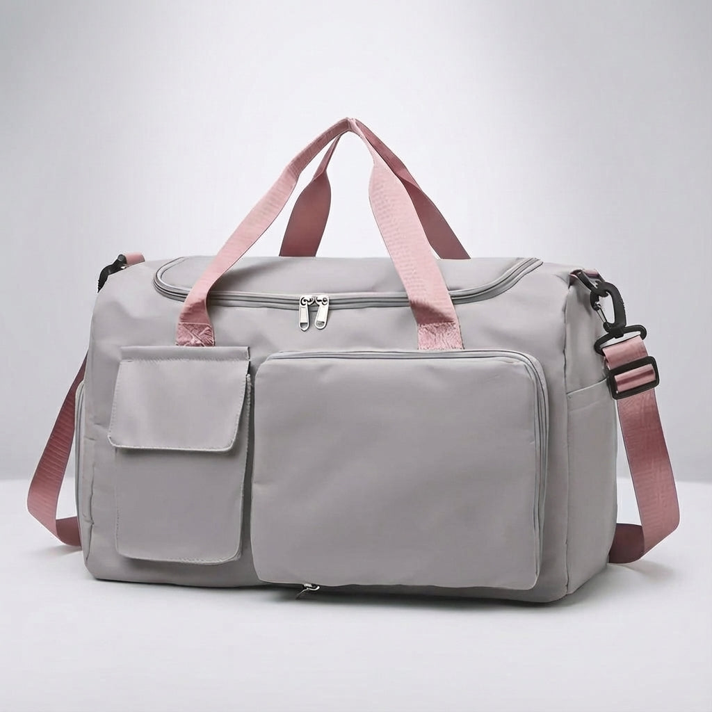 Duurzame unisex reistas met schoenenvak, perfect voor georganiseerde weekendjes weg of als sporttas.
