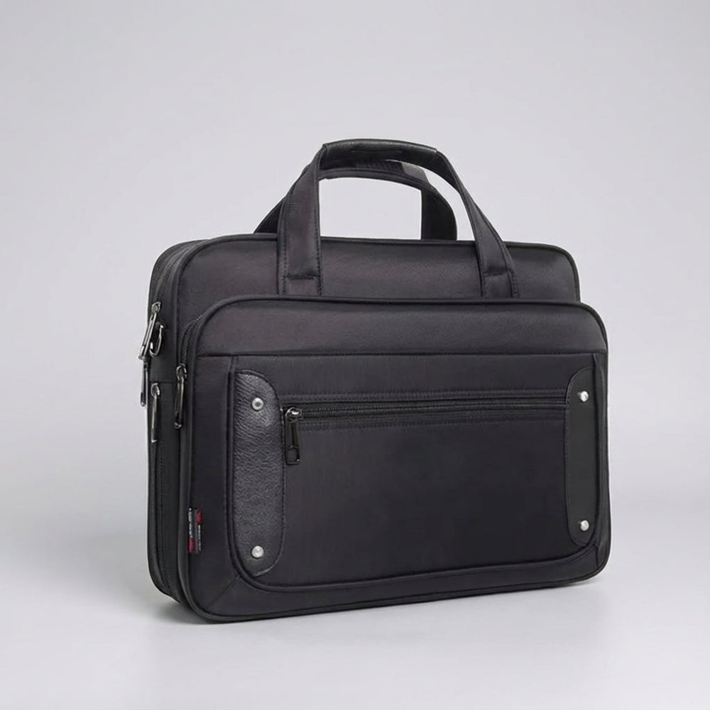 Duurzame UrbanBrief schoudertas voor werk of reizen, geschikt als zakelijke computertas voor mannen en vrouwen.