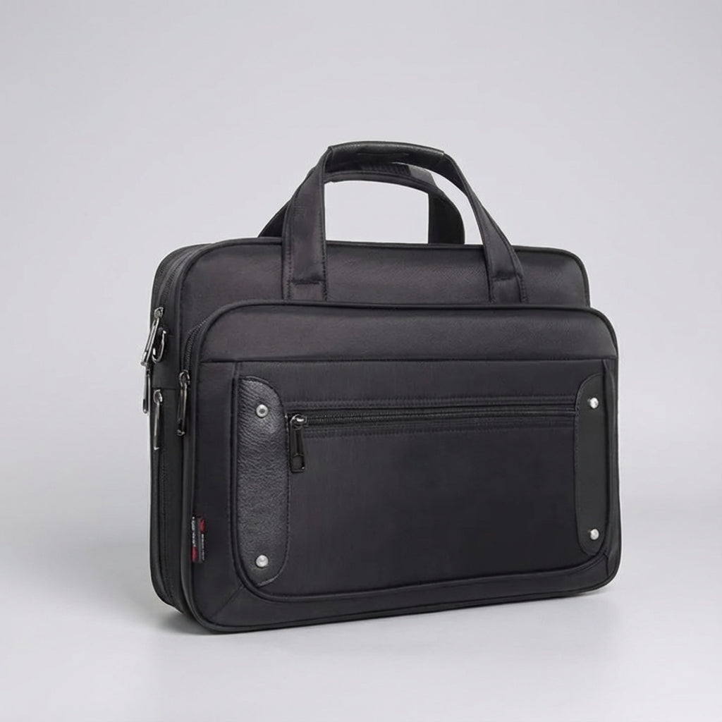 Duurzame UrbanBrief schoudertas voor werk of reizen, geschikt als zakelijke computertas voor mannen en vrouwen.