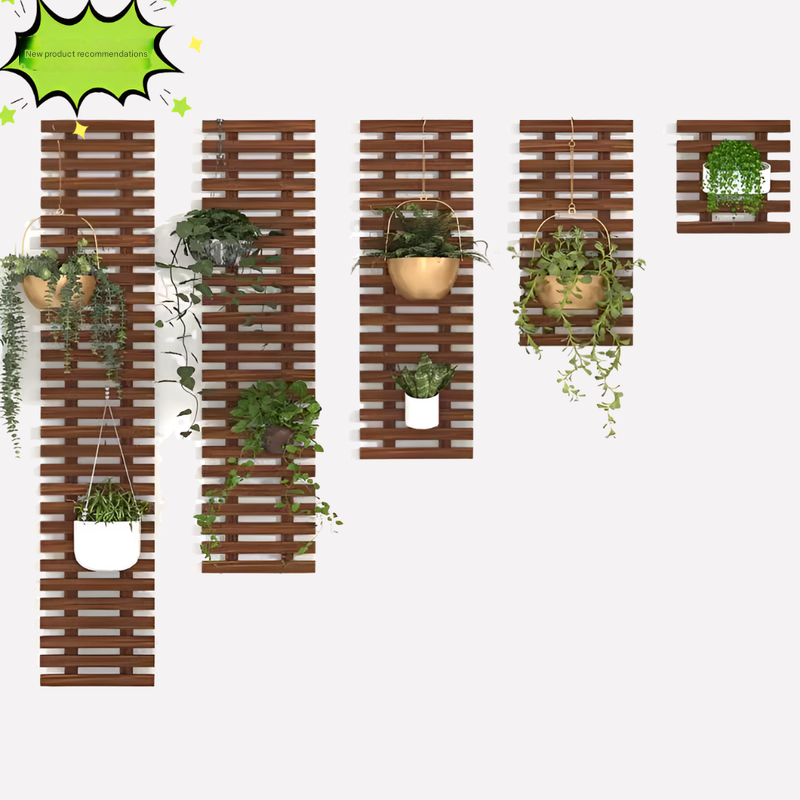 Rustieke houten wandplank van massief hout voor decoratie en opbergruimte in woonkamer of hal.