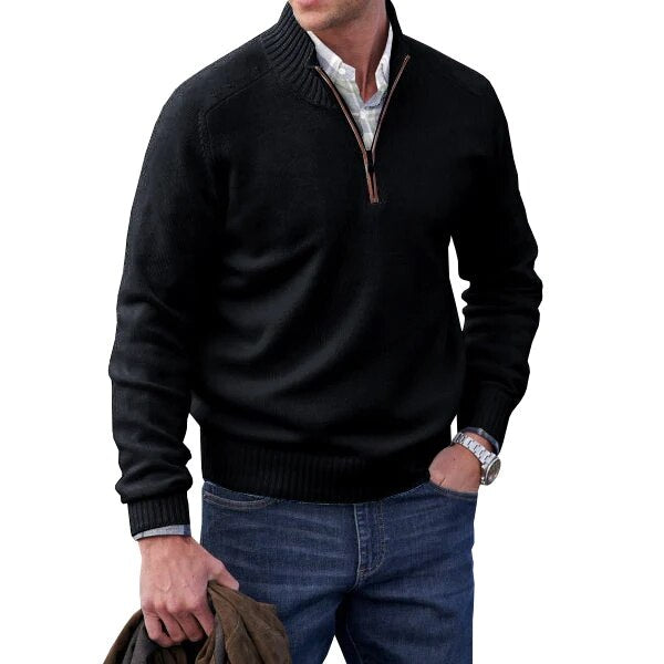 Zachte turtleneck trui voor heren in een moderne stijl