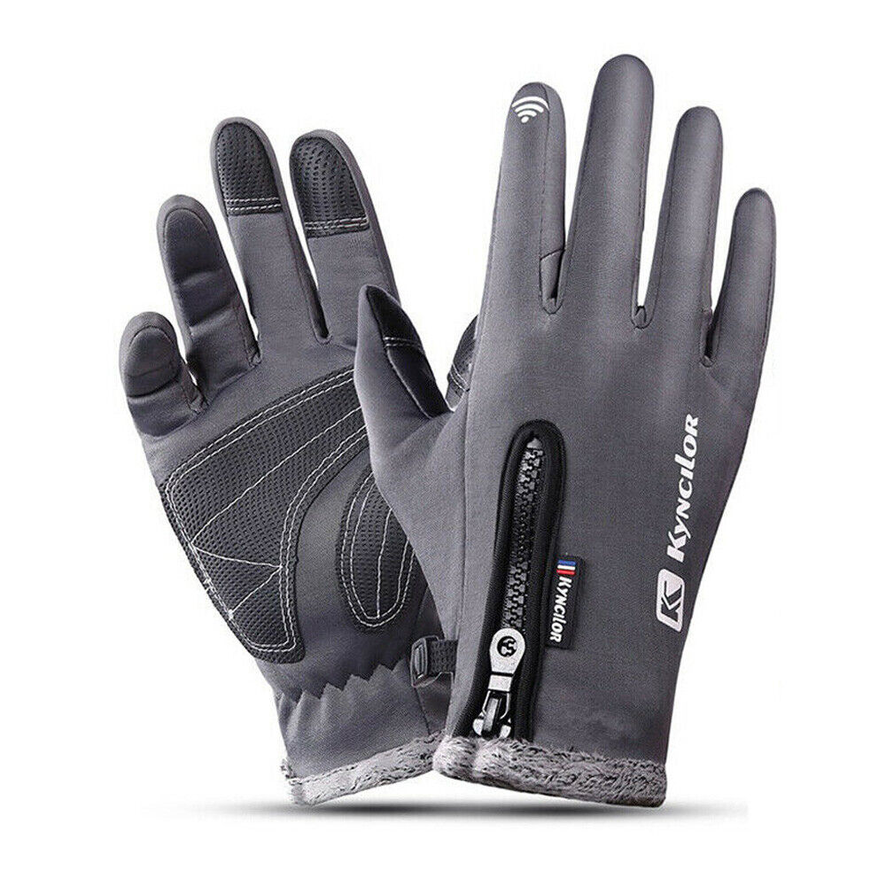 Roze winddichte touchscreen handschoenen met warme voering