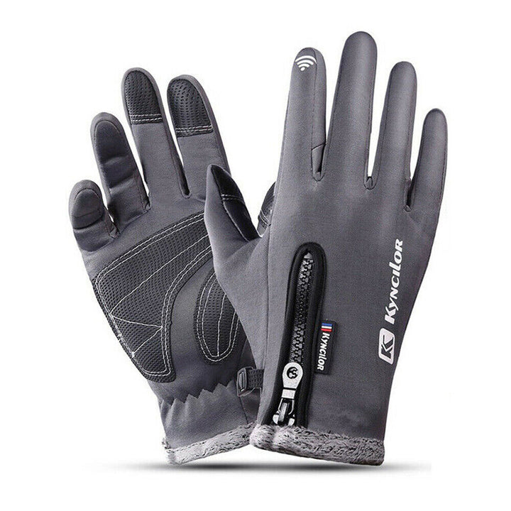 Roze winddichte touchscreen handschoenen met warme voering