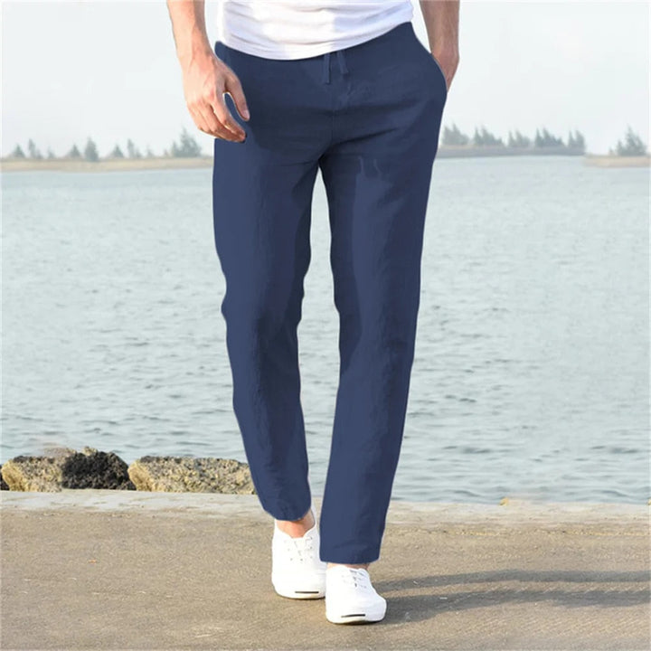 Luchtige mode broek voor heren, perfect te combineren als comfortabele casual herenbroek.