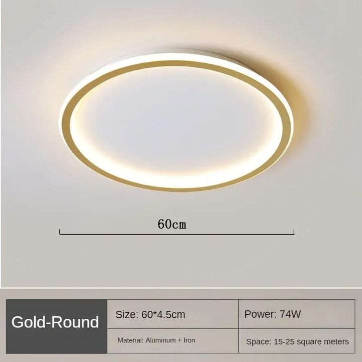 Veelzijdige ronde LED plafondlamp, geschikt voor woonkamer, slaapkamer, gang.