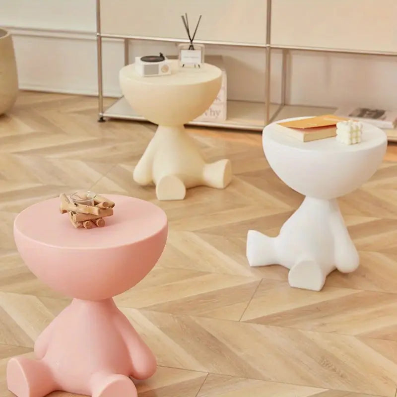 Compact scandinavisch kunststof nachtkastje. Modern design, veelzijdig inzetbaar in woonkamer/slaapkamer.