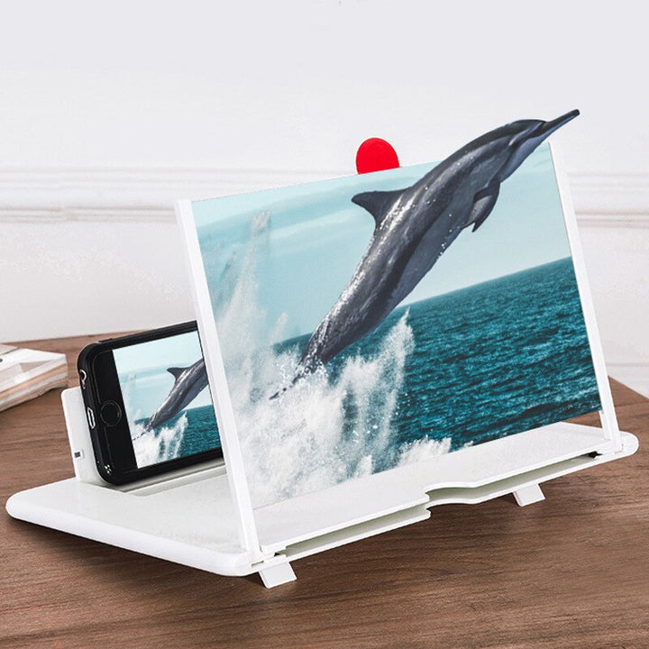 Draagbare schermvergroter voor mobiel. Comfortabel filmkijken en minder belasting voor de ogen.