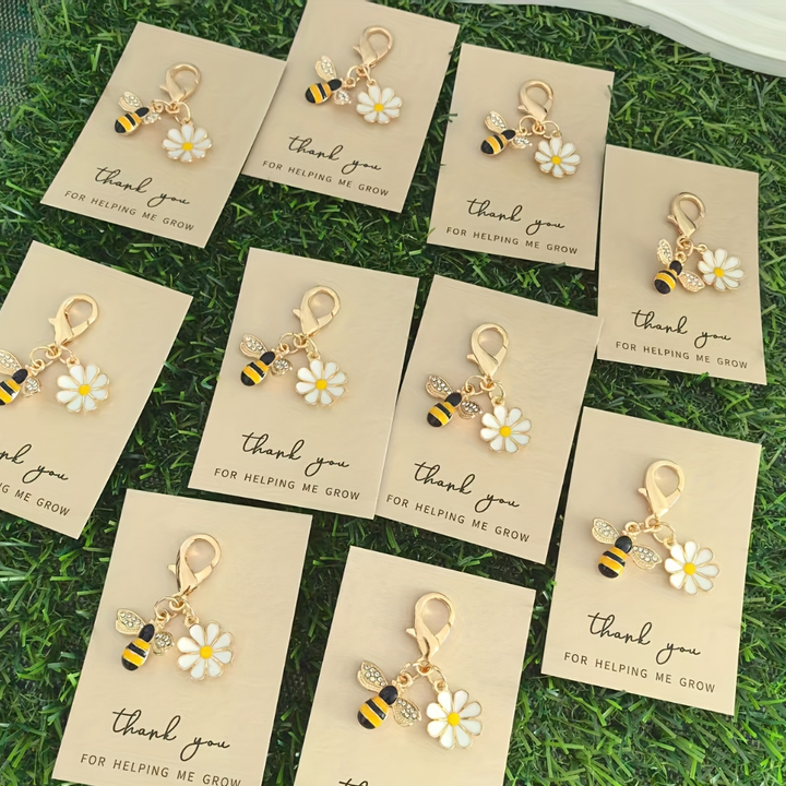 Set van 10 vrolijke bedank- en vriendschapskaarten met unieke designs, perfect voor attentie en groeten.