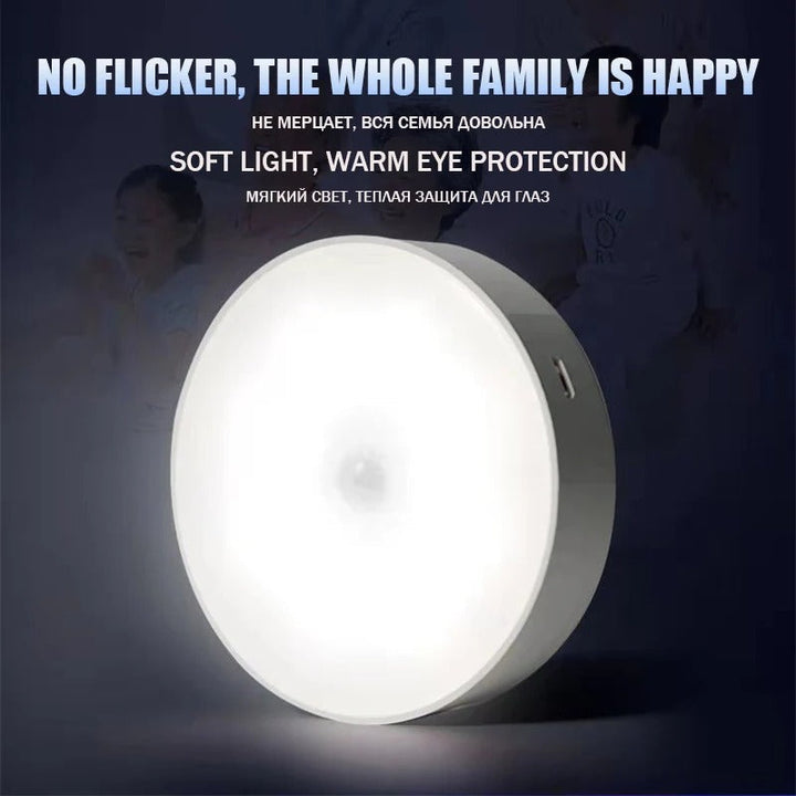 Praktische LED kastverlichting (2 stuks) met bewegingssensor, draadloos en eenvoudig te monteren.