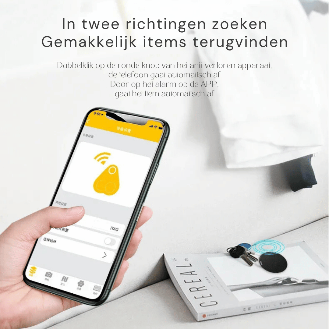 Vind je spullen snel terug met deze set van 3 compacte, universele anti-verlies GPS trackers voor dagelijks gebruik.