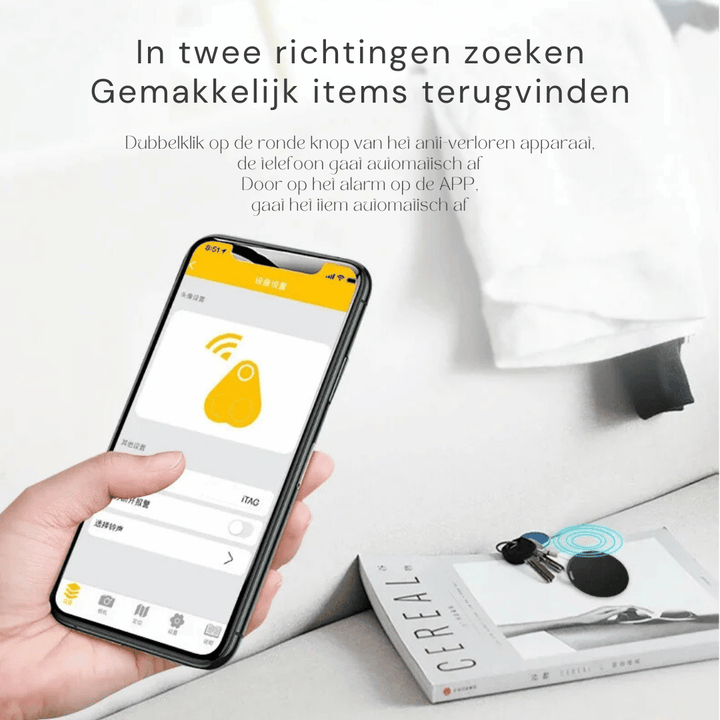 Vind je spullen snel terug met deze set van 3 compacte, universele anti-verlies GPS trackers voor dagelijks gebruik.