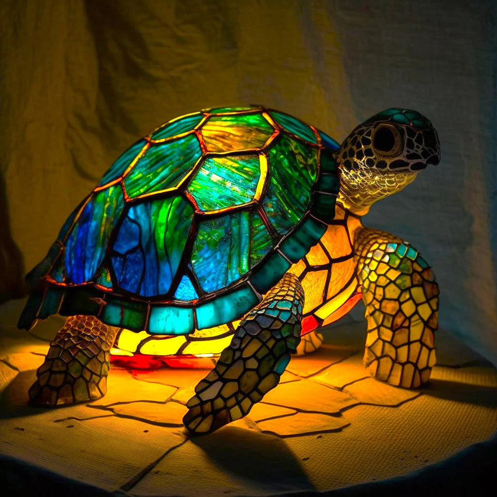 Uniek hars dierenlampje met LED verlichting, perfect als interieur decoratie in elke kamer.