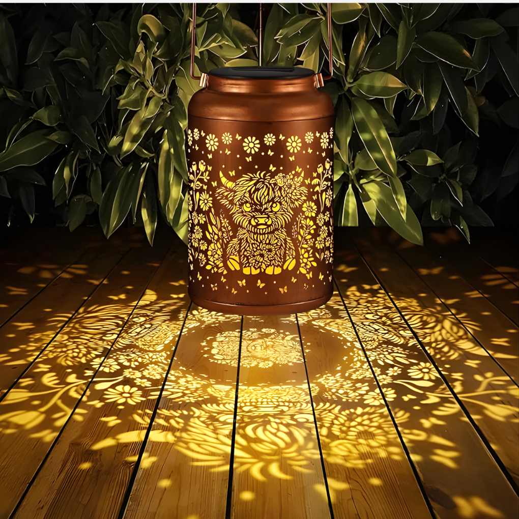 Praktische en decoratieve zonnelantaarn. De ideale solar tuinlamp voor sfeerlicht buiten.