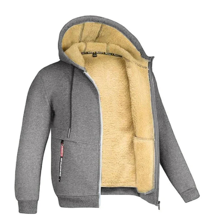 Modieus cardigan herenvest met capuchon en ritssluiting online kopen