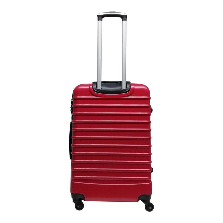 Siena Rosso bagageset, hardshell design - Stijlvolle koffers met soepele wielen voor gemakkelijk vervoer.