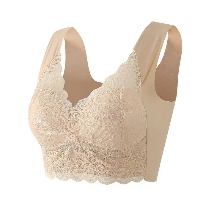 Naadloze anti-verzakking bh voor dames, biedt stevige ondersteuning en een mooie vorm voor plus size.