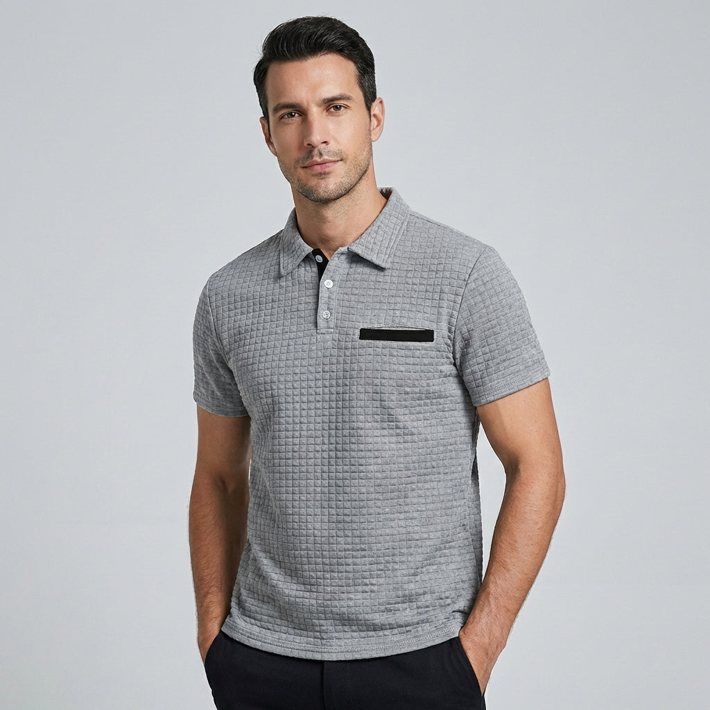 Elegant en comfortabel slim-fit heren polo shirt, veelzijdig voor een stijlvolle outfit.
