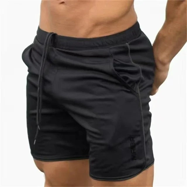 Achteraanzicht van een strakke slim fit heren zwembroek, sneldrogend en comfortabel voor elke activiteit.