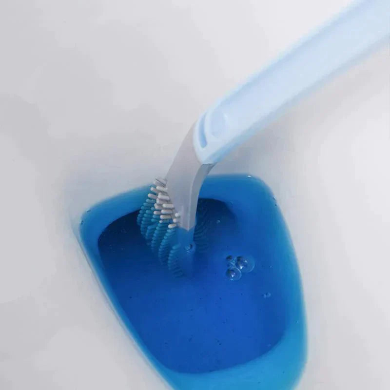Eenvoudige borenvrije wandmontage van de slimme hygiënische toiletborstel, essentieel voor uw badkamer.
