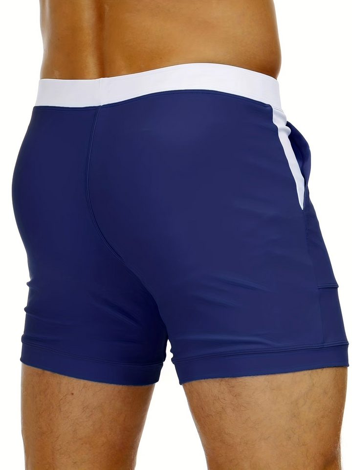 Heren zwemshort Elias, perfecte sneldrogende badkleding voor strandvakanties en zwemactiviteiten.