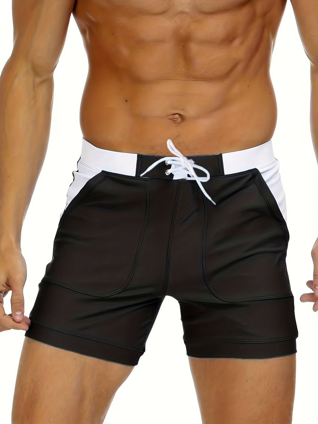 Ademende heren zwemshort Elias, gemaakt van sneldrogend materiaal, ideaal voor actieve zomerdagen.