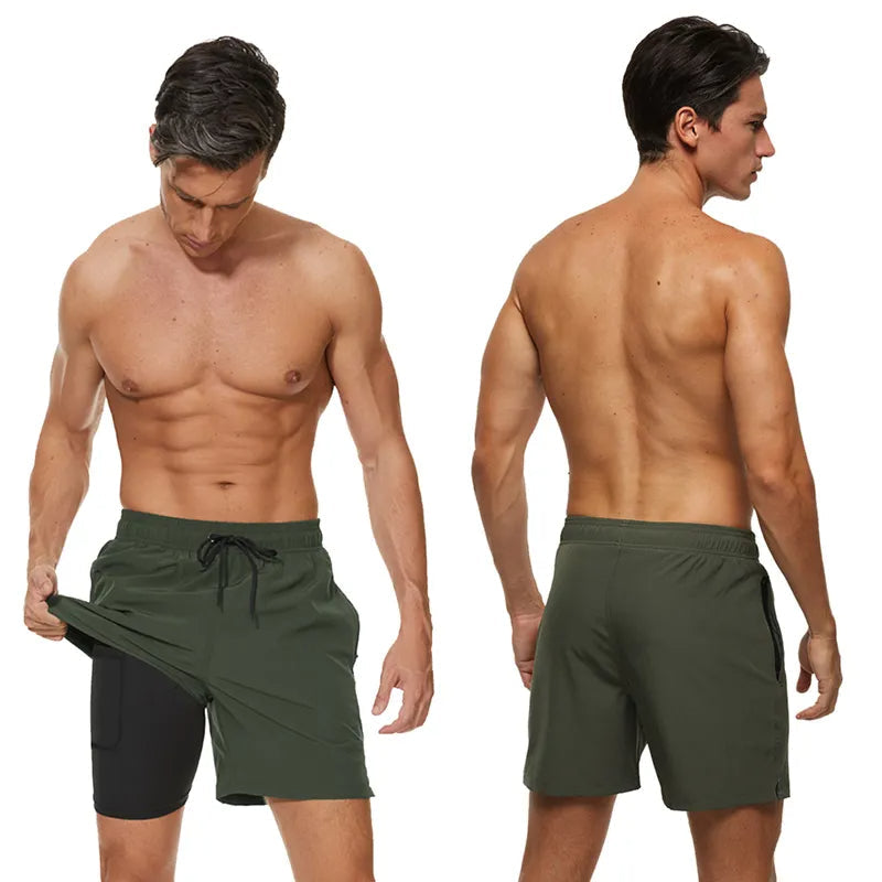 Heren zwemshort voor zwemtraining, sneldrogend en met maximale bewegingsvrijheid.