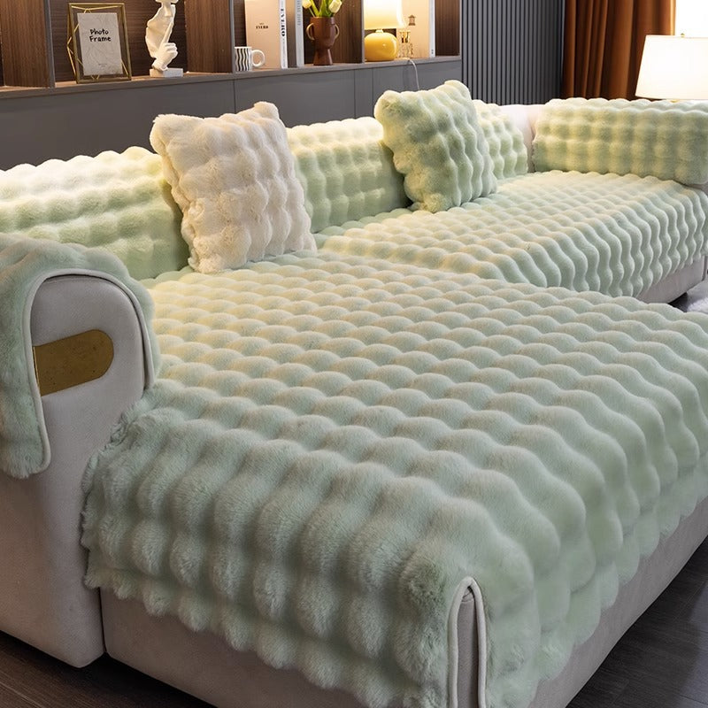 Antislip bankhoes voor bankbescherming, perfect voor gezinnen met huisdieren. Wasbaar textiel voor een schoon interieur.