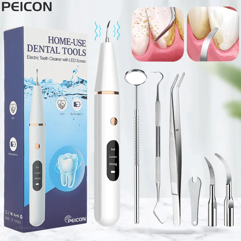 SonicClean ultrasone tandreiniger: verwijdert plaque & tandsteen voor optimale mondhygiëne en stralende lach.