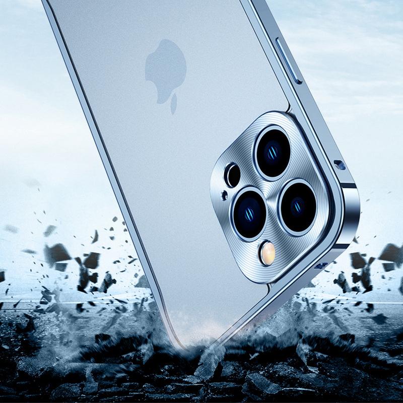 Sterke MagSafe iPhone hoes van staal, magnetisch en duurzaam voor optimale smartphonebescherming.