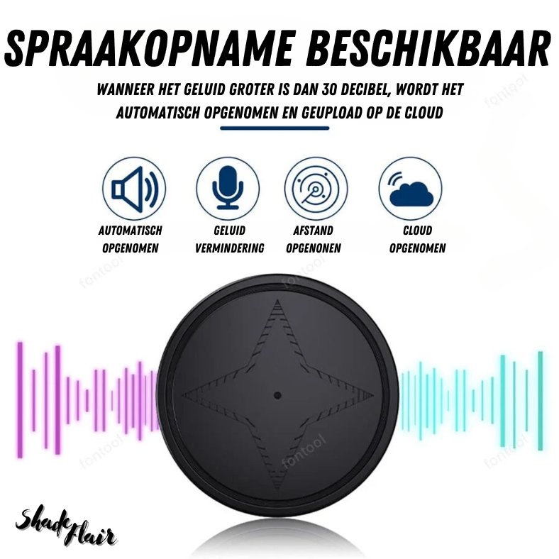 Veilige magnetische GPS tracker, zwart design, real-time locatie voor auto, motor en waardevolle spullen.
