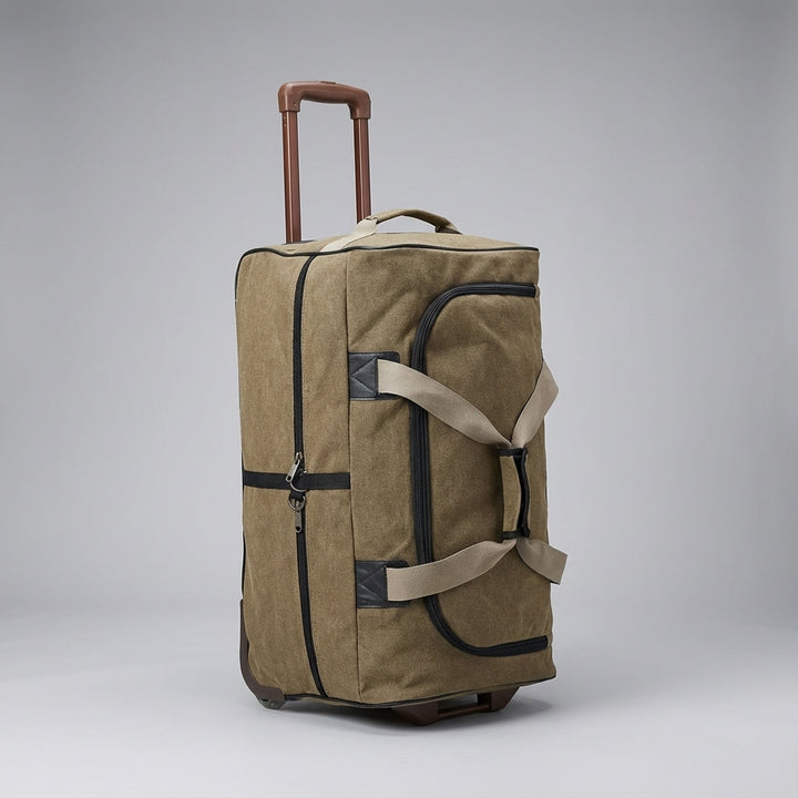 CanvasHaul heavy duty reistas met wielen, dé stevige koffer voor zorgeloos reizen en alle bagage.